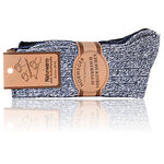 Norwegersocken Schafwolle Grobstrick melange-mix - 8