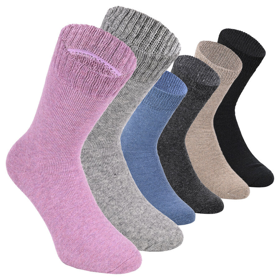 Dicke Damen-Alpaka-Woll-Socken