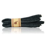 Alpaka-Wolle Socken gerippt anthrazit - 15