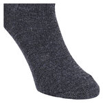 Alpaka-Wolle Socken gerippt anthrazit - 4