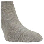 Alpaka-Wolle Socken gerippt beige - 12