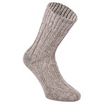 100% Virgin Wool Schafwollsocken braun - 6