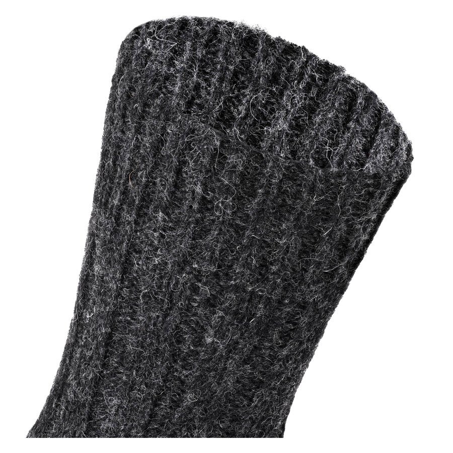 100% Virgin Wool Schafwollsocken anthrazit - 3