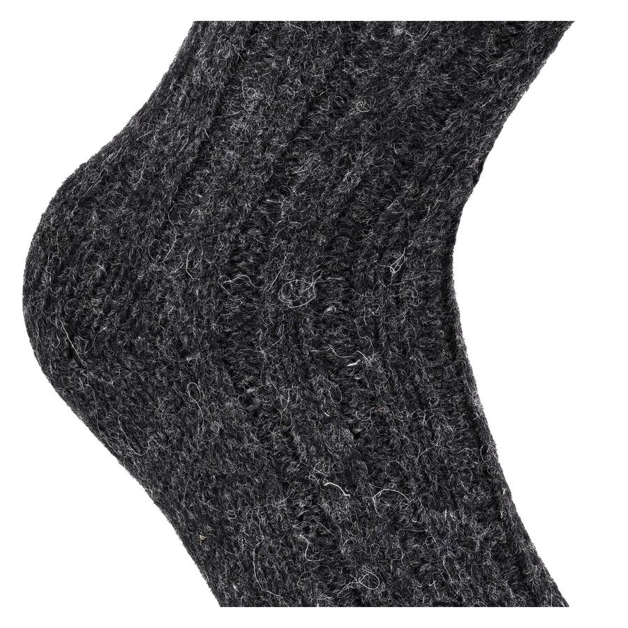 100% Virgin Wool Schafwollsocken anthrazit - 4
