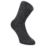 100% Virgin Wool Schafwollsocken anthrazit - 6