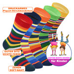 Kinder Ringel Socken Baumwolle bunt - 12