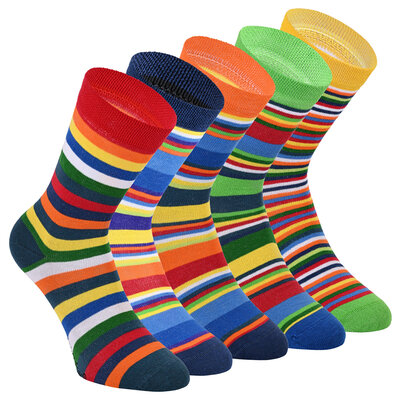 Kinder Ringel Socken Baumwolle bunt