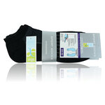Sneaker Sport-Socken antibakteriell schwarz - 3