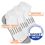 Sneaker Sportsocken antibakteriell weiß - 2
