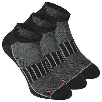 Sneaker Sport-Socken antibakteriell schwarz