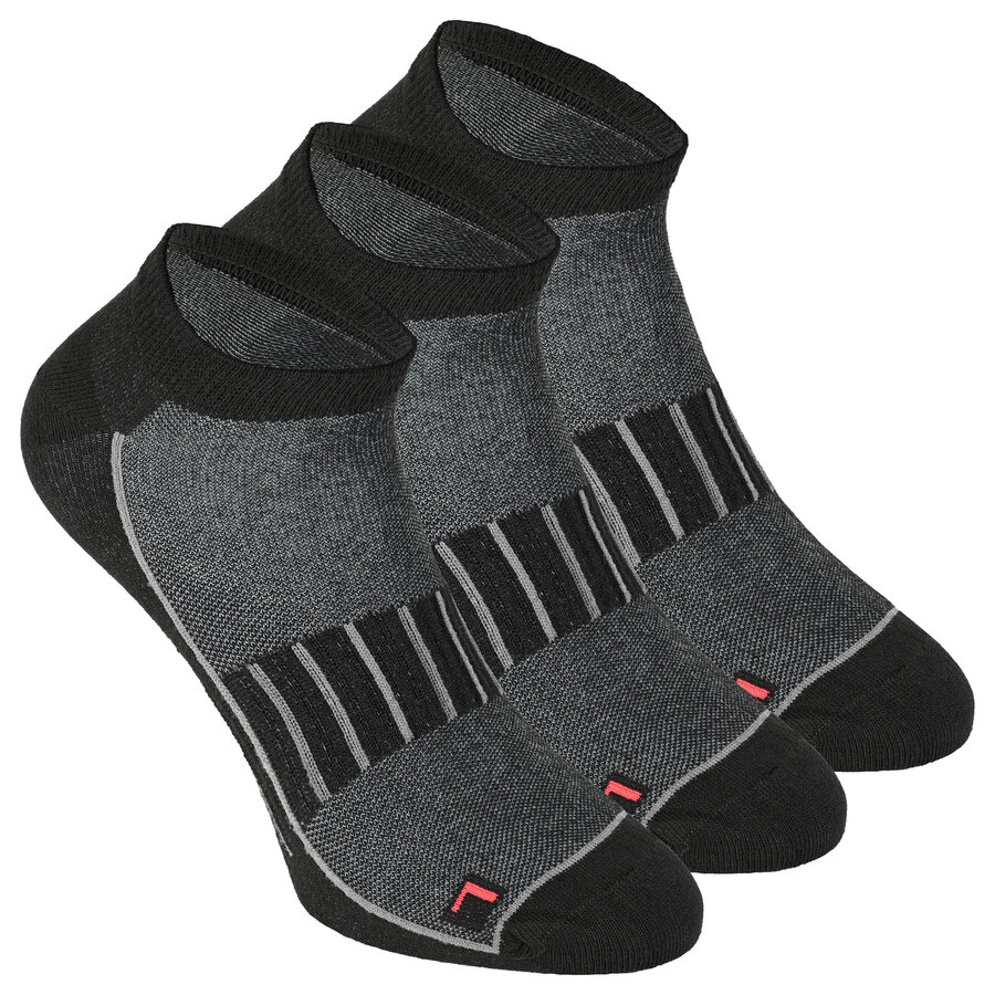 Sneaker Sport-Socken antibakteriell schwarz