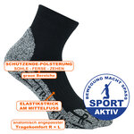 Trekking Kurzschaft Socken Coolmax schwarz - 3