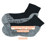 Trekking Kurzschaft Socken Coolmax schwarz - 8
