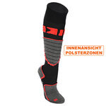 Biker Motorrad Kniestrümpfe Coolmax schwarz - 4