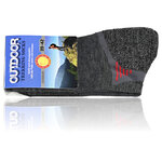 Trekking Outdoor Socken mit Merinowolle anthrazit - 3