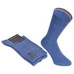 Herrensocken ohne Gummi-Druck camano CA-SOFT denim-melange - 5