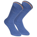 Herrensocken ohne Gummi-Druck camano CA-SOFT denim-melange - 1