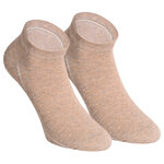 Sneakersocken ohne Gummidruck CA-SOFT camano sand-melange - 1