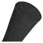 Diabetikersocken ohne Gummidruck Baumwolle gerippt grau-anthrazit-mix - 6