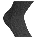 Diabetikersocken ohne Gummidruck Baumwolle gerippt grau-anthrazit-mix - 7