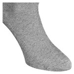 Diabetikersocken ohne Gummidruck Baumwolle gerippt grau-anthrazit-mix - 16