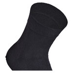 Kurze extra breite weite Socken schwarz - 6