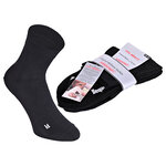 Kurze extra breite weite Socken schwarz - 9