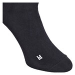 Kurze extra breite weite Socken schwarz - 7