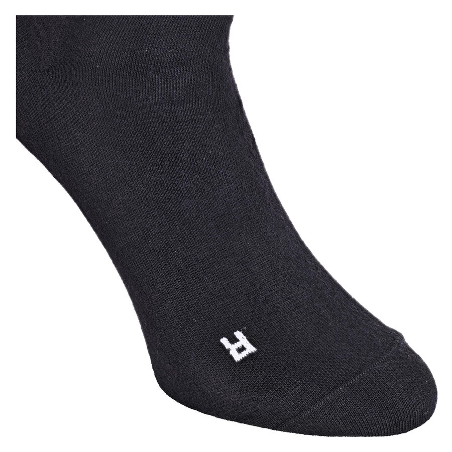 Kurze extra breite weite Socken schwarz - 7