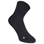 Kurze extra breite weite Socken schwarz - 3
