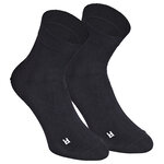 Kurze extra breite weite Socken schwarz - 8