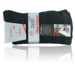 Extra breite weite Socken ohne Gummidruck anthrazit - 15