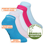 Bambus Sneakersocken hell-pastell - 2