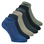 Bambus Sneaker Socken dunkel mix - 1