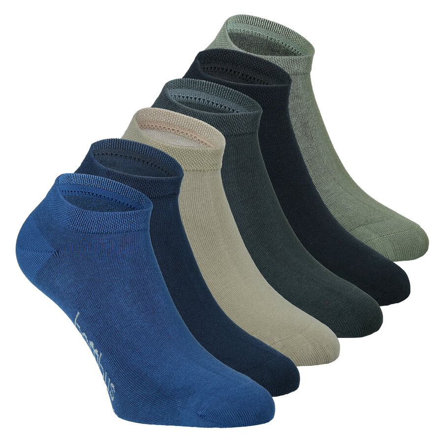 Bambus Sneaker Socken dunkel mix