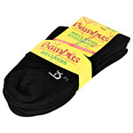 Bambus Kurzschaft Socken schwarz - 6