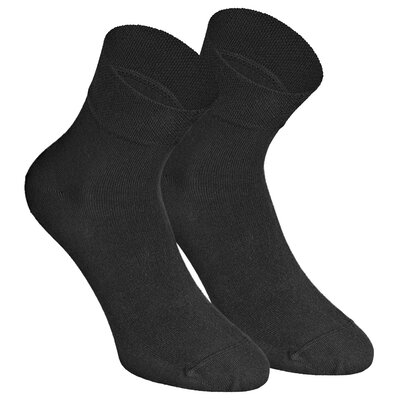 Bambus Kurzschaft Socken schwarz