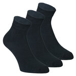 Bambus Kurzschaft Socken schwarz - 16