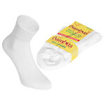 Bambus Kurzschaft Socken weiß - 9