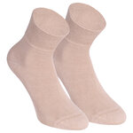 Bambus Kurzsocken beige - 1
