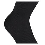 Berufssocken Baumwolle schwarz 1/1 Rippe - 3