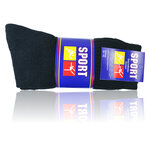 Sport Tennissocken Rippstrick-Schaft schwarz - 15
