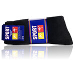 Sport Tennissocken Rippstrick-Schaft schwarz - 2