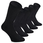 Sport Tennissocken Rippstrick-Schaft schwarz - 1