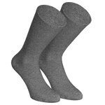 Diabetikersocken ohne Gummidruck Baumwolle gerippt natur-grau-blau-mix - 38