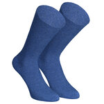 Diabetikersocken ohne Gummidruck Baumwolle gerippt natur-grau-blau-mix - 24
