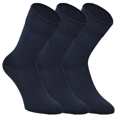 Gesundheits-Socken ohne Gummidruck marine