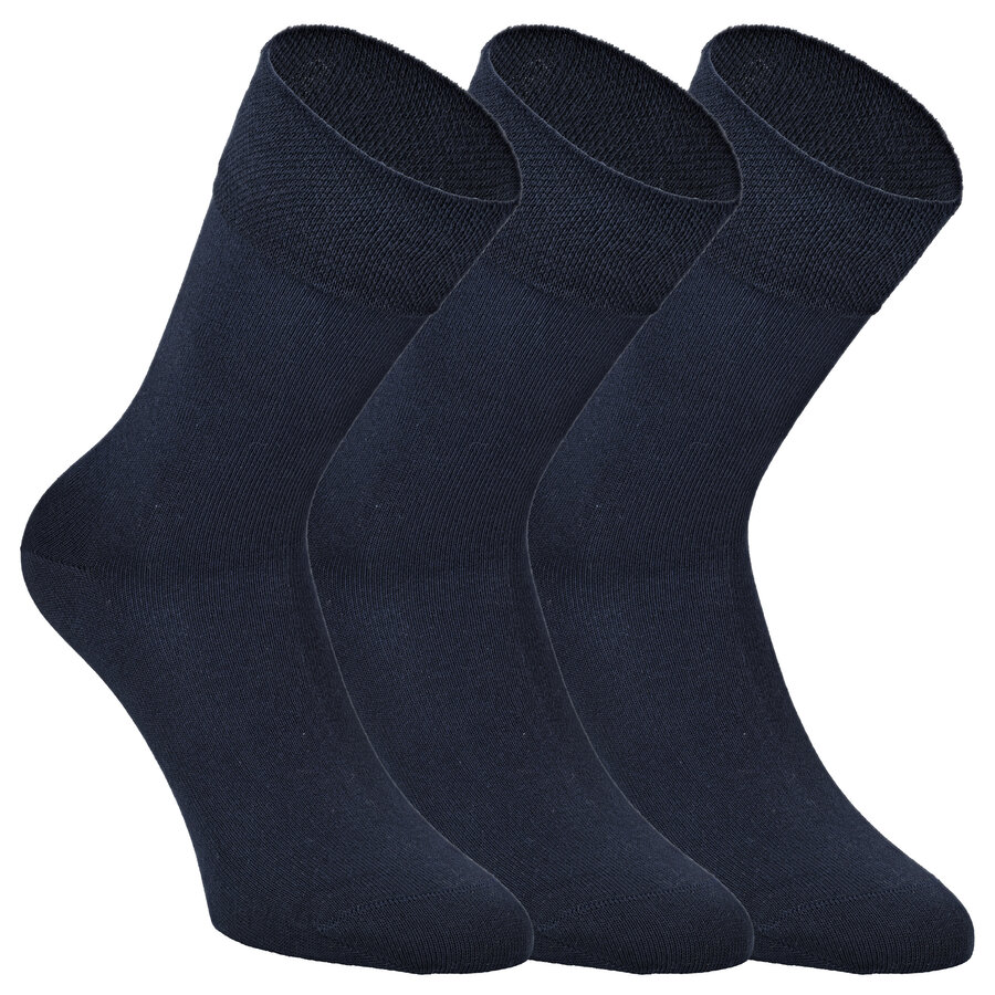 Gesundheits-Socken ohne Gummidruck marine