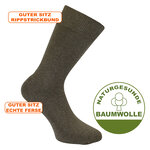 Baumwollsocken Herren Camano caramel-melange - 2