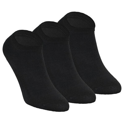 Bio-Baumwolle Sneakersocken GOTS schwarz